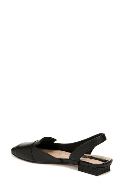 Franco Sarto Teagan Womens Leather Square Toe D'orsay In Black