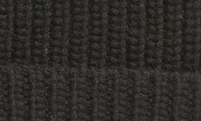 Amiri Logo-embroidered Ribbed Cashmere Beanie In Black
