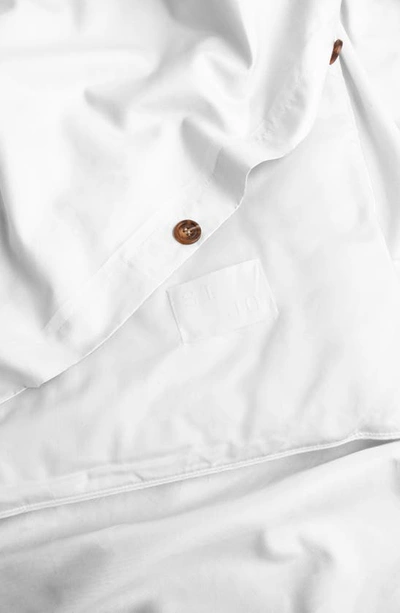 Sijo 400 Thread Count Crispcool Organic Cotton Percale Duvet Cover In Snow