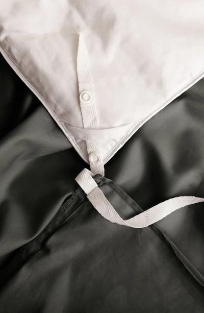 Sijo 400 Thread Count Crispcool Organic Cotton Percale Duvet Cover In Storm