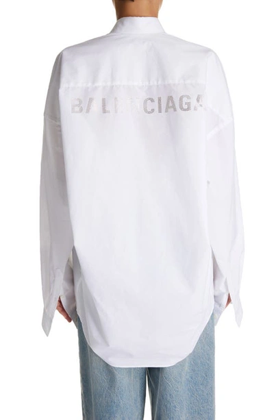 Balenciaga Cotton Shirt In White