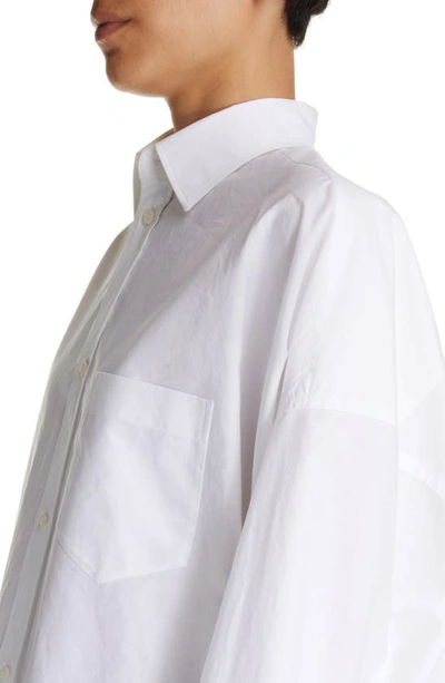Balenciaga Cotton Shirt In White