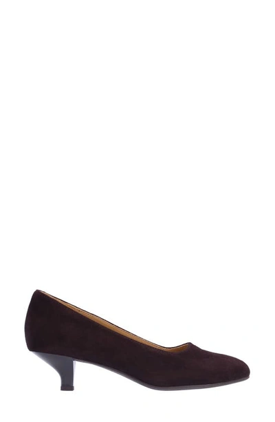 Shop L'amour Des Pieds Kavan Pump In Chocolate