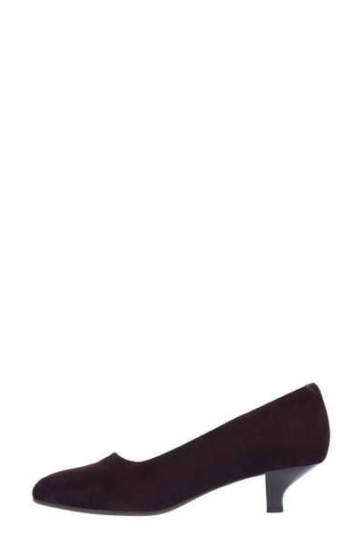 Shop L'amour Des Pieds Kavan Pump In Chocolate