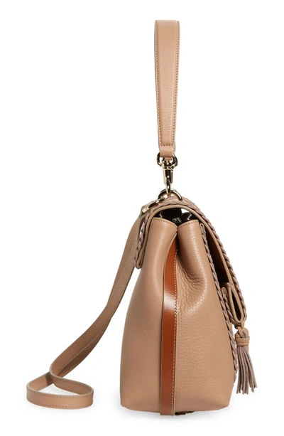 Shop Chloé Medium Penelope Leather Bag In Nomad Beige 28u
