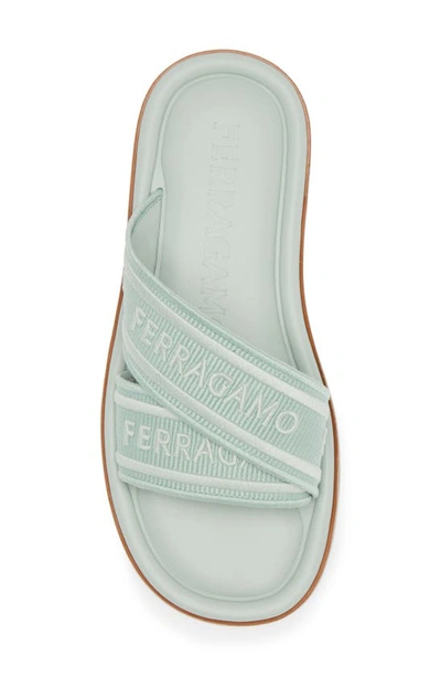 Shop Ferragamo Laurene Slide Sandal In Lucky Charmed