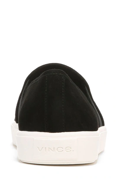 Shop Vince Blair Slip-on Sneaker In Black Suede