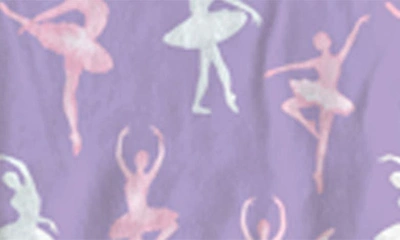 Shop Laree + Co Lillian's Ballerina Ruffle Convertible Snap Footie In Purple