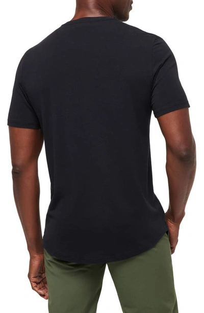 Shop Travis Mathew Cloud Crewneck T-shirt In Black