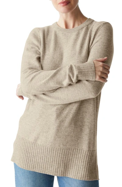 Shop Michael Stars Willow Relaxed Wool & Cashmere Sweater In Oatmeal