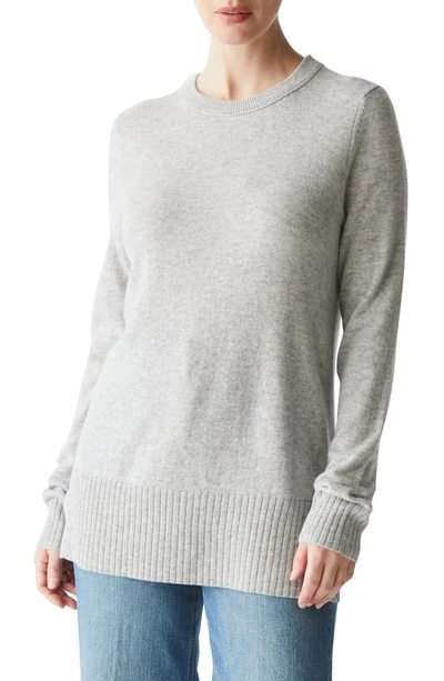 Shop Michael Stars Willow Relaxed Wool & Cashmere Sweater In Heather Grey
