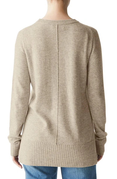 Shop Michael Stars Willow Relaxed Wool & Cashmere Sweater In Oatmeal