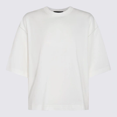 Shop Fabiana Filippi White Cotton T-shirt