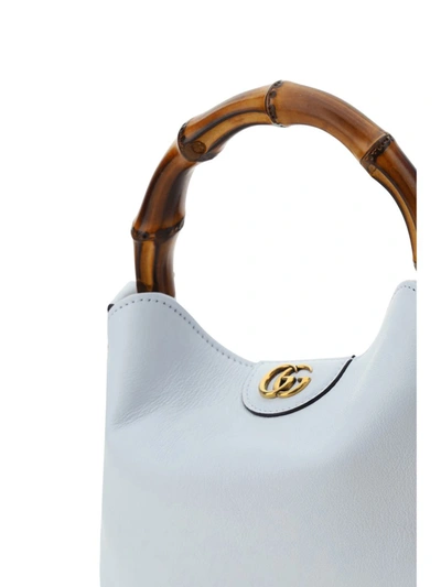 Shop Gucci Handbags In Blu/sky