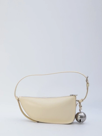 Shop Burberry Mini Shield Sling Bag In White
