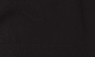 Shop By Design Harper Cap Sleeve Polo Sweater In Black
