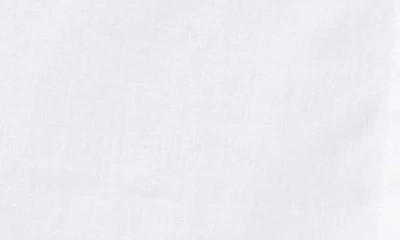 By Design Abigail Puff Sleeve Button-up Top In White