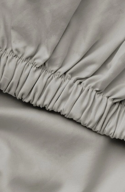 Shop Sijo 400 Thread Count Organic Cotton Percale Sheet Set In Dove