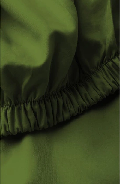 Sijo 400 Thread Count Organic Cotton Percale Sheet Set In Forest
