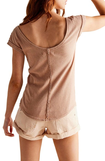 Shop Free People Bout Time Top In Misty Mink