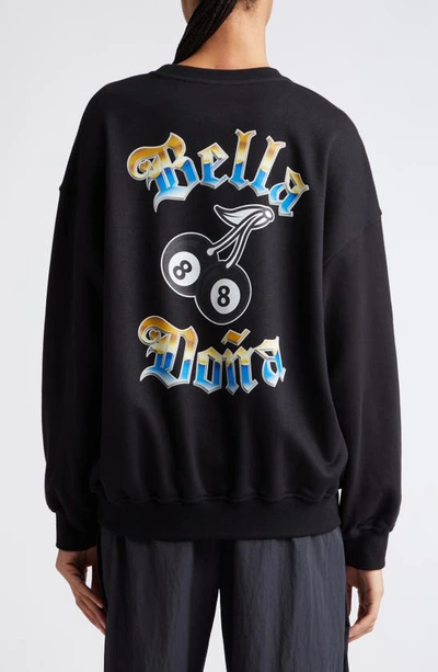 Shop Bella Dona Chrome Oversize Graphic Sweatshirt In 8 Ball