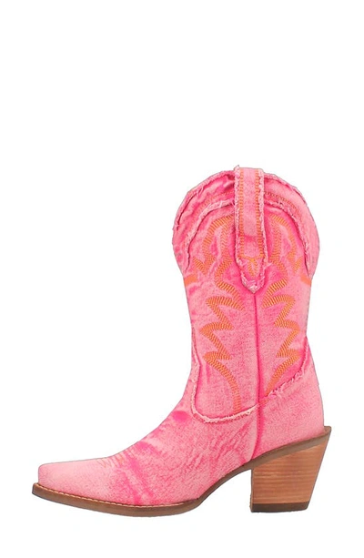 Shop Dingo Y'all Need Dolly Western Boot In Pink