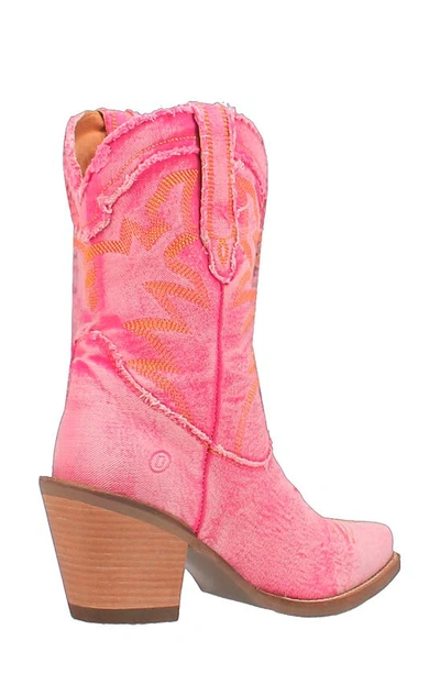 Shop Dingo Y'all Need Dolly Western Boot In Pink