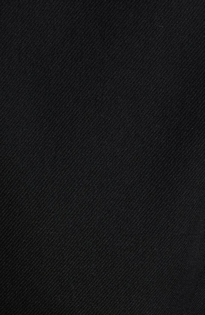 Balenciaga Hourglass Double-breasted Wool-twill Coat In Black
