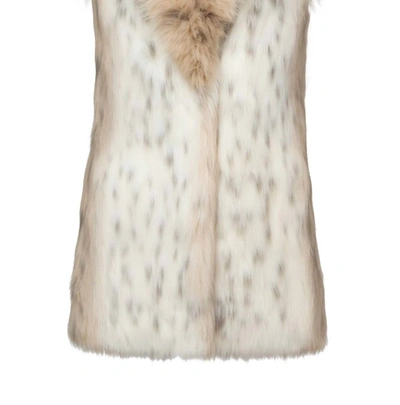 Shop Unreal Fur Rubicon Vest In Snow Leopard In Multi