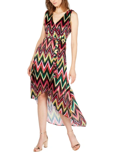 Shop Inc Womens Checron Metallic Maxi Dress In Multi
