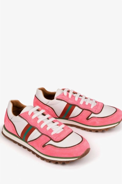 Shop Penelope Chilvers Women's Studio Leather Sneakers In Pink
