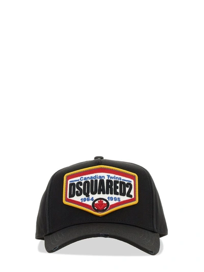 Shop Dsquared2 Baseball Cap In Black