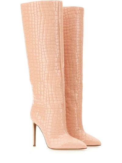 Shop Paris Texas Leather Boot In Pink