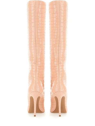 Shop Paris Texas Leather Boot In Pink