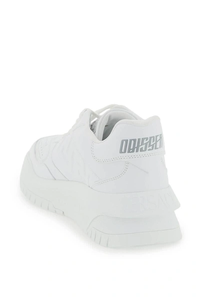 Shop Versace 'odissea' Sneakers In White