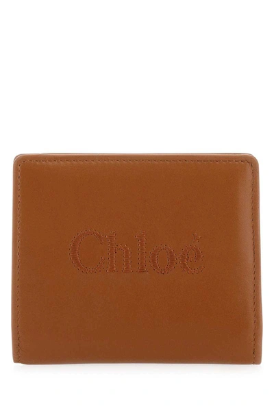 Shop Chloé Chloe Wallets In Camel