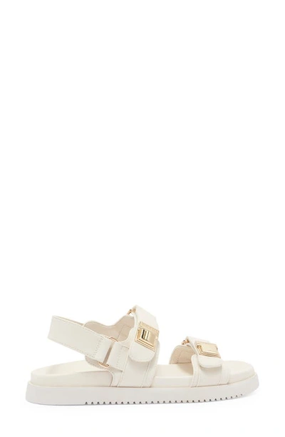 Steve Madden Marnie Slingback Sandal In Bone Leather