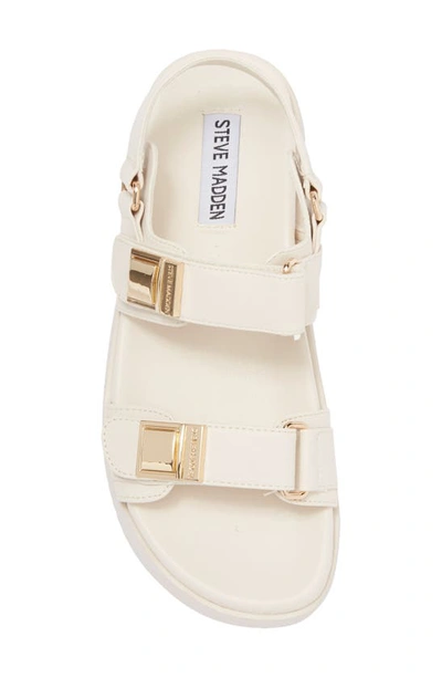 Steve Madden Marnie Slingback Sandal In Bone Leather