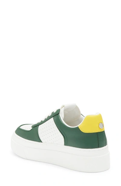 Shop Steve Madden Ledge Platform Sneaker In Green Multi