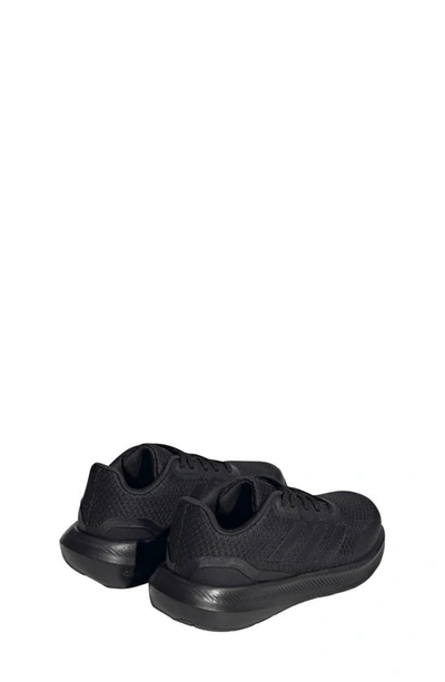 Shop Adidas Originals Kids' Runfalcon 3 Running Shoe In Black/ Black/ Black