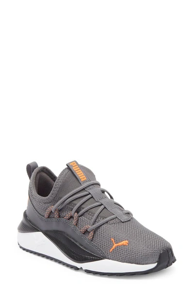Shop Puma Kids' Pacer Future Sneaker In Cool Dark Gray-rickie Orange