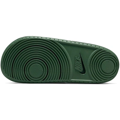 Shop Nike Green Bay Packers Off-court Wordmark Slide Sandals In Gray