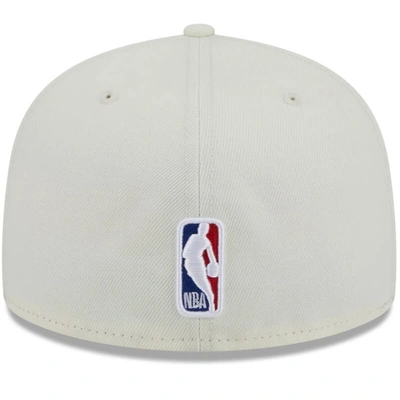 Shop New Era X Staple Cream/kelly Green Boston Celtics Nba X Staple Two-tone 59fifty Fitted Hat