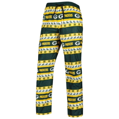 Shop Foco Green Green Bay Packers Team Ugly Pajama Set