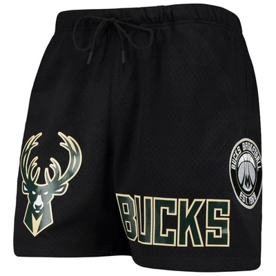 Shop Pro Standard Black Milwaukee Bucks Mesh Capsule Shorts