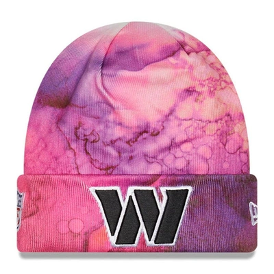 Shop New Era Youth  Pink Washington Commanders 2022 Nfl Crucial Catch Knit Hat