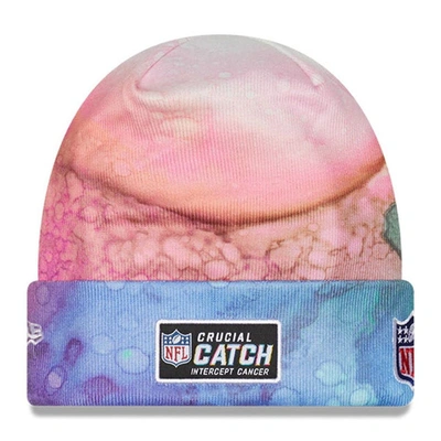 Shop New Era Youth  Pink Washington Commanders 2022 Nfl Crucial Catch Knit Hat