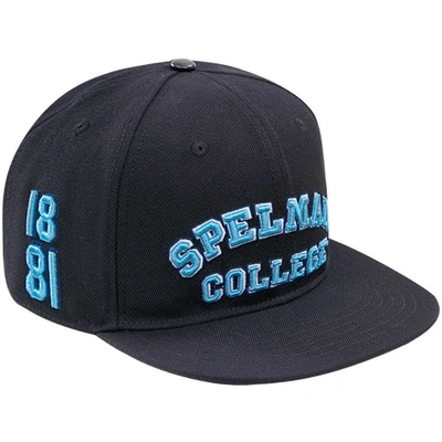 Shop Pro Standard Black Spelman College Jaguars Arch Over Logo Evergreen Snapback Hat