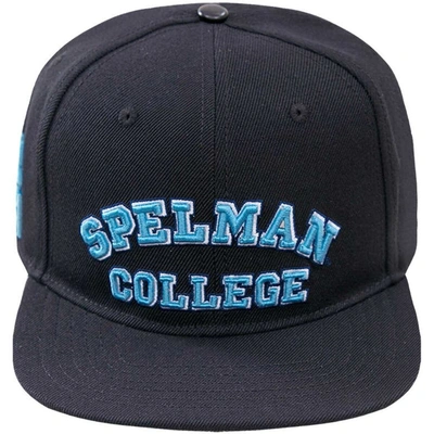 Shop Pro Standard Black Spelman College Jaguars Arch Over Logo Evergreen Snapback Hat