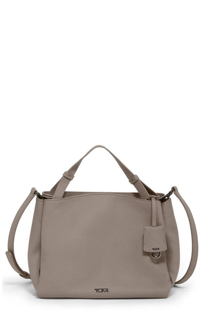 Shop Tumi Marylea Leather Crossbody Bag In Taupe